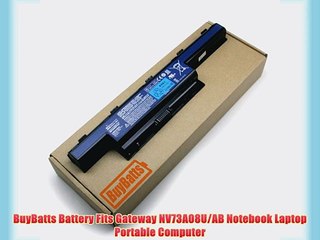 BuyBatts Battery Fits Gateway NV73A08U/AB Notebook Laptop Portable Computer