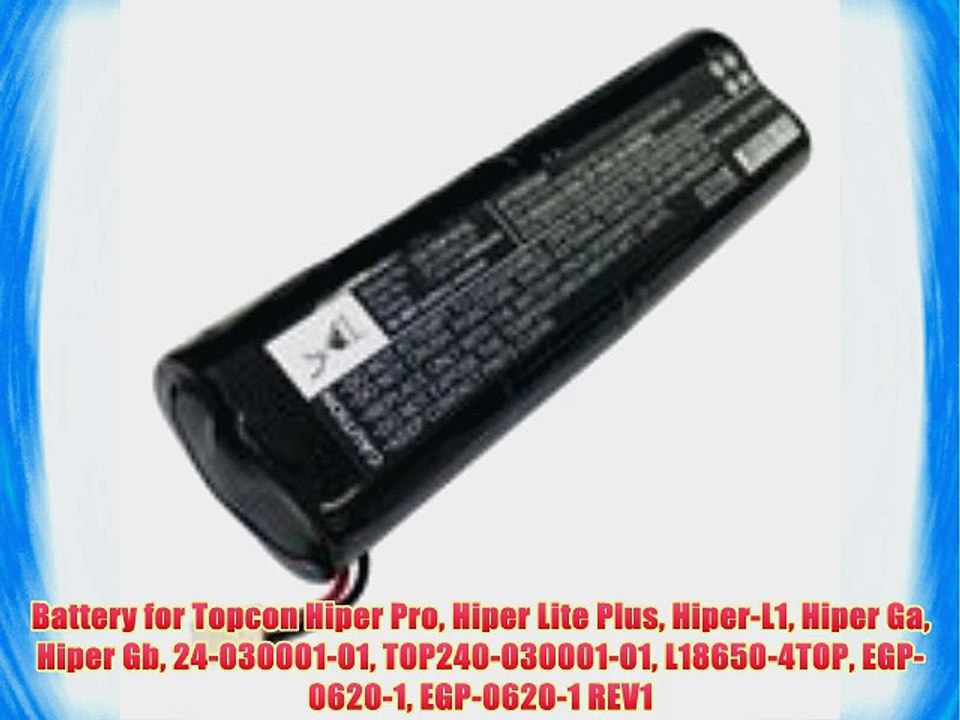 Battery for Topcon Hiper Pro Hiper Lite Plus Hiper-L1 Hiper Ga Hiper Gb 24-030001-01 TOP240-030001-01