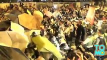 Hong Kong occupy central movement: protesters and police violent clash