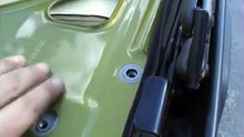 How to fold The Windshield of a Jeep Wrangler JK