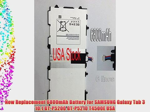 laptop_battery? New Replacement 6800mAh Battery for SAMSUNG Galaxy Tab 3 10.1 GT-P5200 GT-P5210