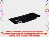LB1 High Performance Laptop Battery for Apple A1405 Macbook Air 13 (2011/2012 Version) ONLY