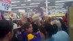 Black Friday at Walmart! crazy ladies fight and rush the..... towel rack
