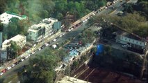 Great Panoramic View of Mumbai from 40th Floor (Haji Ali, Mahalaxmi Race Course etc)