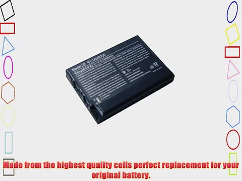 Techno Earth? SUPER HIGH CAPACITY 6600 mAH Laptop Battery for Gateway Solo 9300 6500358 GT-6300L