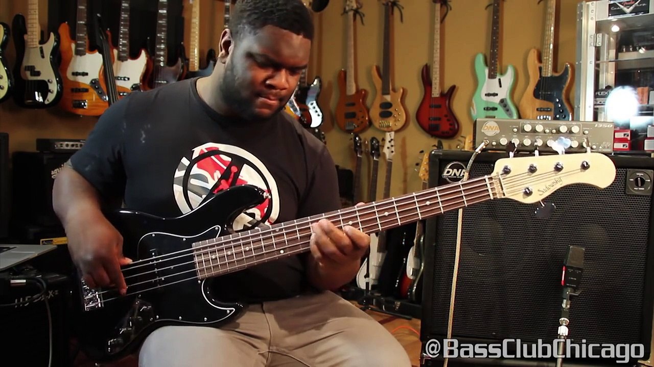 Sadowsky & DNA Amps 1350 Bass Groove at Bass Club Chicago by Shaun Gotti