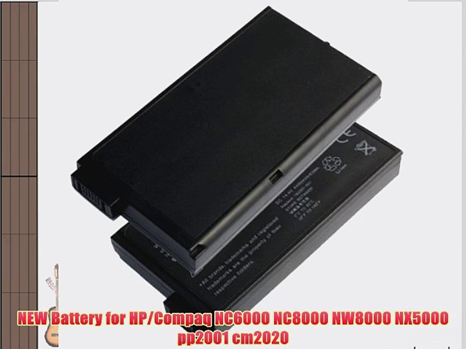 NEW Battery for HP/Compaq NC6000 NC8000 NW8000 NX5000 pp2001 cm2020