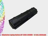 UBatteries Laptop Battery HP 2000-299WM - 12 Cell 8800mAh