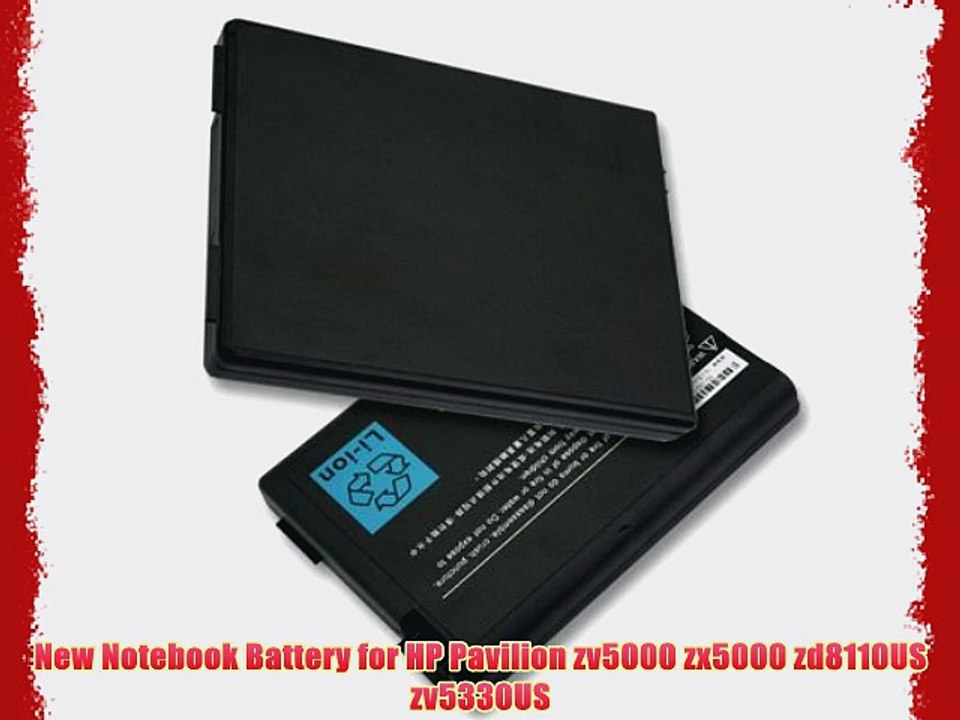 New Notebook Battery for HP Pavilion zv5000 zx5000 zd8110US zv5330US