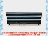 New Genuine Lenovo 0A36303 Laptop Battery 70   9 cell for Lenovo ThinkPad T430 W530 T530 L430