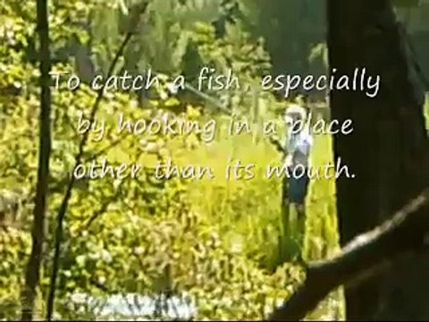 River Salmon Fishing: Salmon Snagging Girl Falls into River