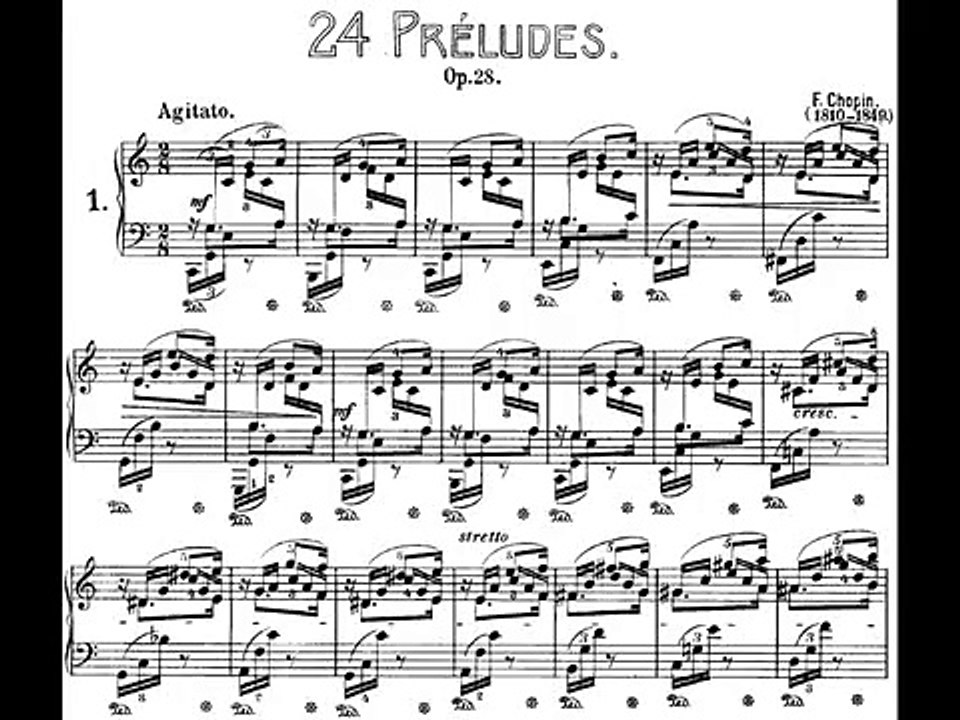 Chopin Prelude Op.28 No.1 in C Major Agitato Martha Argerich