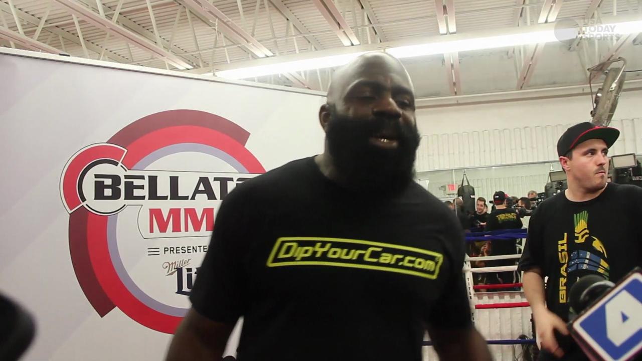 'Kimbo Slice' media scrum at Bellator 138 open workouts