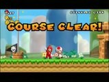 New Super Mario Bros. Wii - first playthrough - World 1, Level 1 Toad Rescue