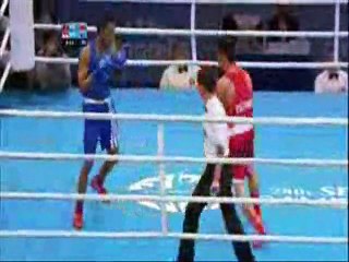 Seagame 28 Boxing nam : Nguyễn Văn Hải ( Việt Nam ) - Nordin Muhammad Solihin ( Singapore )