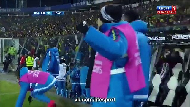 Brazil 0 - 1 Colombia Goals and Highlights 17-06-2015 - Copa America