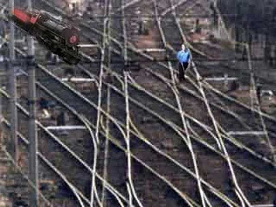 Blind Man Hit By Train