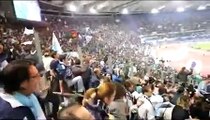 Lazio vs  Roma 16 10 11 Il gol di Miro, esplode la curva nord