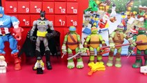 Surprise Toys Batman Superman Spiderman Captain America Hulk Lego Shopkins Advent Calendar