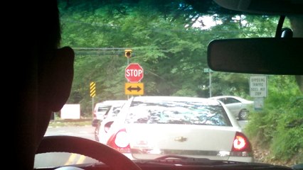 Blinking red light in Pennsylvania