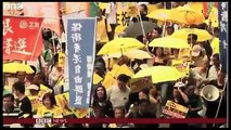 Yellow protest umbrellas return to Hong Kong streets - BBC News