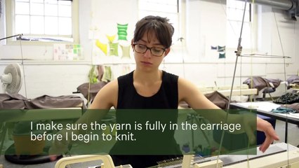 Work in Process: Machine Knitting