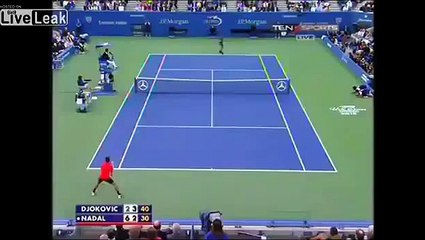 54 shots in 59, super exchange Nadal Djokovic