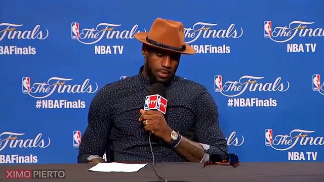 LeBron James Postgame Interview - Part 1 Warriors vs Cavaliers Game 6 2015 NBA Finals
