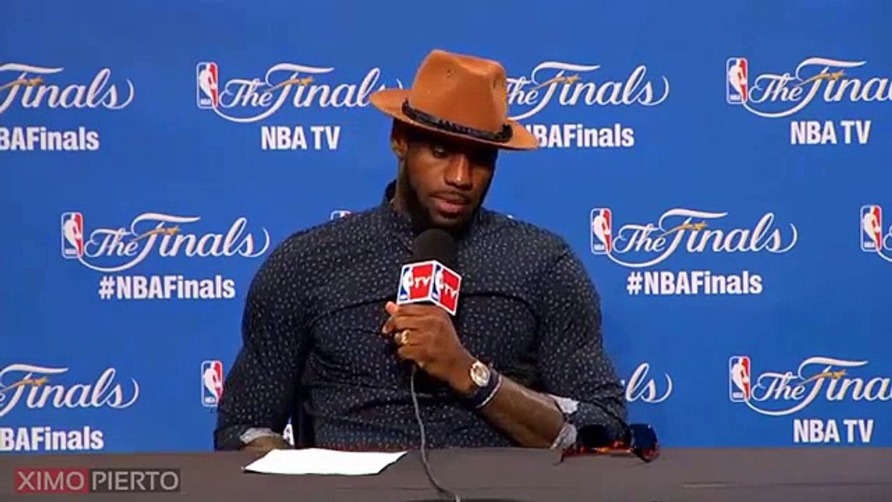 LeBron James Postgame Interview - Part 1  Warriors vs Cavaliers  Game 6  2015 NBA Finals