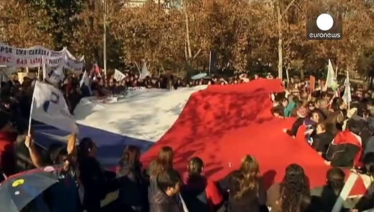 Ausschreitungen in Santiago de Chile