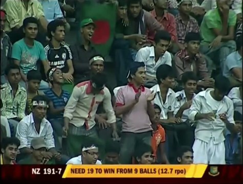 Bangladesh Cricket: Final 3 Overs, BD vs NZ ODI 1, Oct 5, 2010