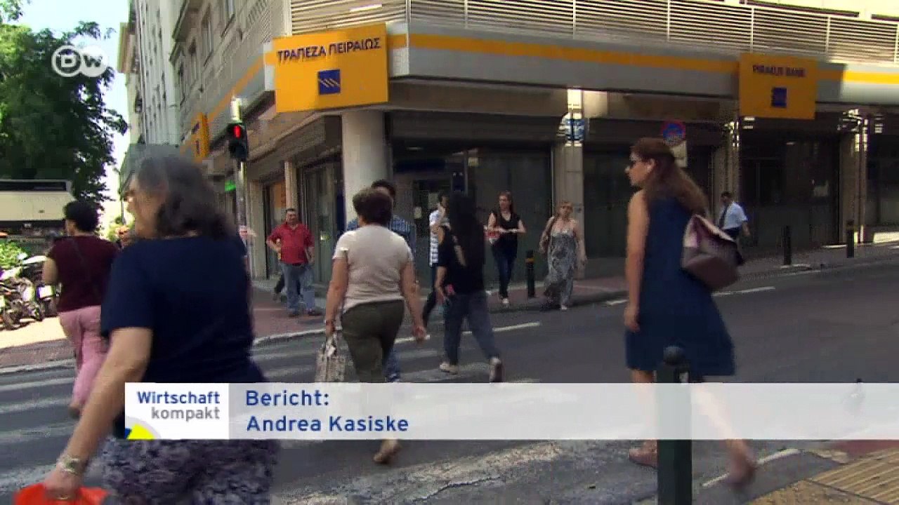 Griechische Banken erleiden Vertrauensverlust | Wirtschaft kompakt