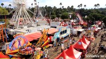 [HD] Aerial View of L.A County Fair 2013 - Largest Fair in the Nation