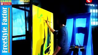 Amazing People Got Talent Amazing Painting Skill On Ukraine's