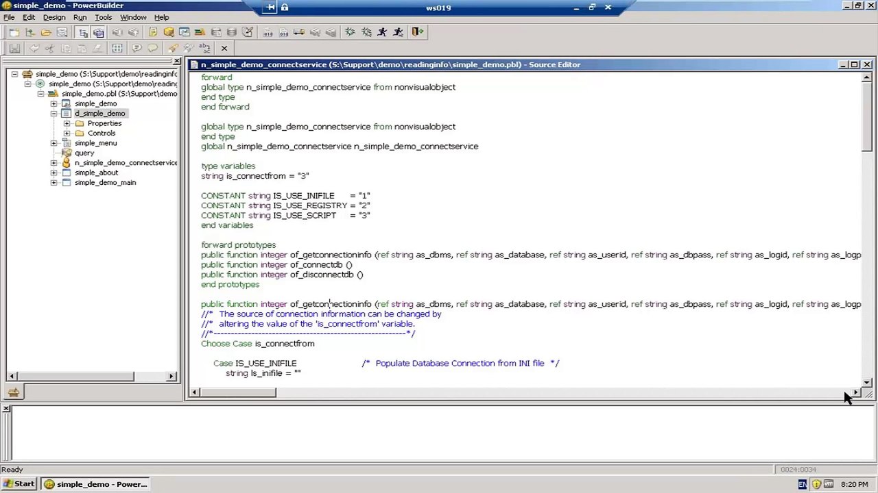 Démo de conversion de PowerBuilder en ASP.NET