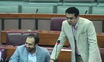 Talal chaudhry remarks about "Aunti" in NA