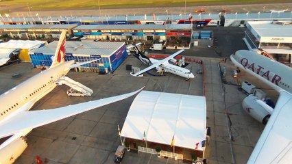 Salon du Bourget : un drone s'échappe de sa cage
