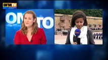Mont Valérien: présence remarquée de Julie Gayet lors du déplacement de François Hollande