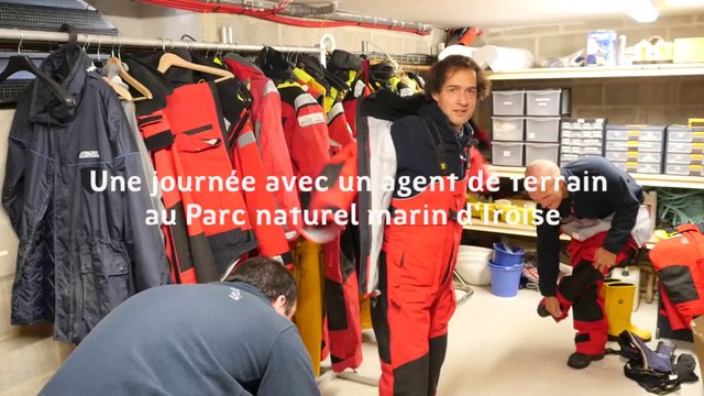Une journée avec un agent de terrain au Parc naturel marin d'Iroise