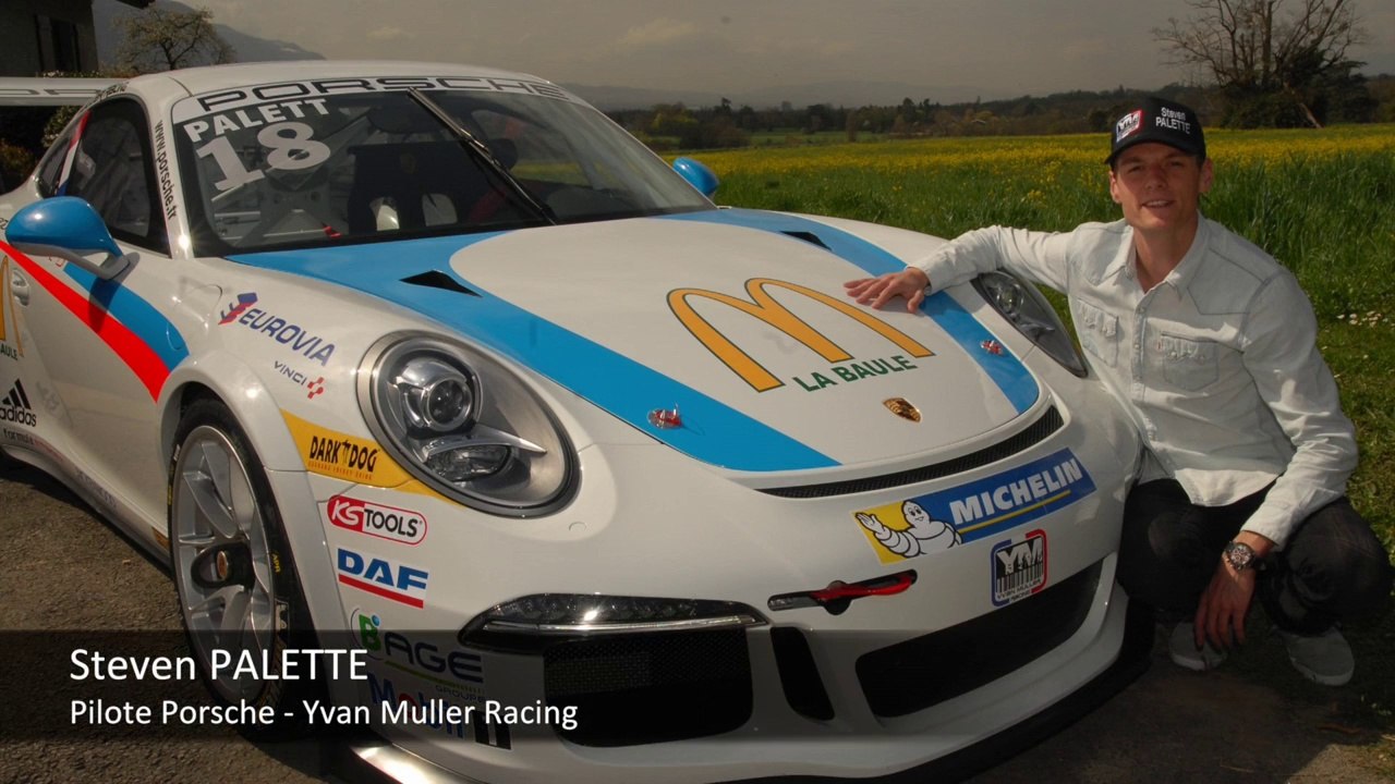 Présentation de Steven Palette qui participera au GT Tour sur une Porsche GT3 991