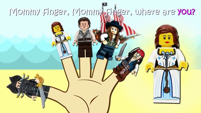 Finger Family Lego Pirates Children Nursery Rhymes | Finger Family Nursery Rhymes