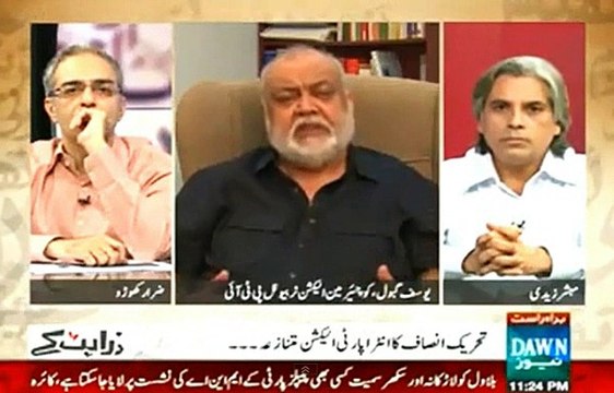 Yousaf Gabol Co-Chairman Election tribunal PTI Exp-oses Imran khan's effort to save Corrupt PTI Members involved in Intra-Party Election Rigging