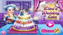Disney Frozen Princess Elsa Wedding Cake Frozen Games for Children