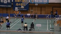 バドミントン　インターハイ2011　女子シングルス決勝（奥原vs福島）