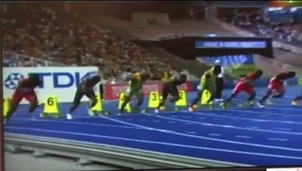 USAIN BOLT WR SLOW MOTION 9"58 BERLIN 2009