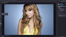 How to remove background around hair in Photoshop Tutorial for beginner HD