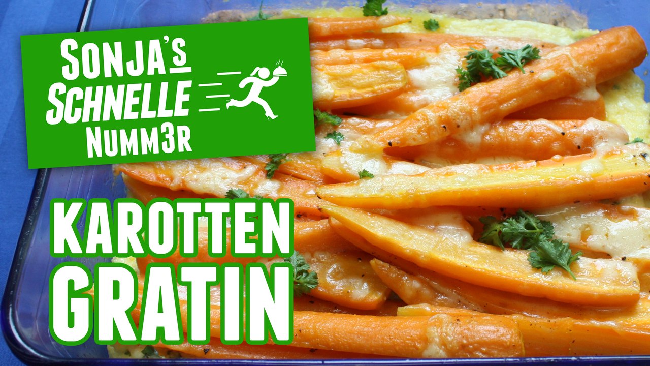 Möhrengratin - Rezept (Sonja's Schnelle Nummer #64)