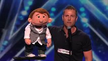 Paul Zerdin  Funny Ventriloquist and Puppet Share the Language of Love   America's 2015