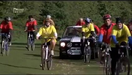 DCI Tom Barnaby driving an MK II. Escort rallycar