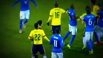 Colombia 1-0 Brazil | CA 2015 | Fights after match